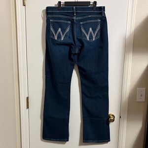 Wrangler Women's Deep Indigo Boot Cut Jeans